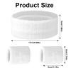 3 Pcs Sports Sweatbands Headband Wristband Set Includes 1 Sports Headband and 2 Wristband Breathable Terry Cloth Athletic Bands Wrist Sweatbands for Men Women(White) view 4