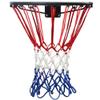 CREATCABIN 2Pcs Basketball Hoop Net Heavy Duty Basketball Frame Net Replacement Basketball Rim Accessories Woven Rope Red White Blue Ball Net Suitable for Outdoor Standard 12 Loops Basketball Hoop view 1