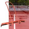 YXXSDP Tennis Court Squeegee Rain Shuttle for Quick Cleaning, Blade Portable Floor Water Remover Squeegee Broom/Sweep Tennis Brush, w/Replacement Rubber Strip(Orange) view 1