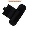 TACNEX Compact Tactical Flashlight Holster Duty Belt Flash Light Pouch MOLLE Vest Backpack Light Holder Adjustable Torch Carrier Stretchable Light Sheath fit 1"-1.25" Barrel Dia Vertical Carry BK view 3