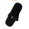 TACNEX Compact Tactical Flashlight Holster Duty Belt Flash Light Pouch MOLLE Vest Backpack Light Holder Adjustable Torch Carrier Stretchable Light Sheath fit 1"-1.25" Barrel Dia Vertical Carry BK view 4