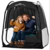 Sportneer XL Pop Up Sports Tent, 46" L x 46" W x 63.5" H Clear TPU Outdoor Shelter for 1 Adult & 1 Child, All-Weather Warm Bubble Pod with Instant Setup, Wind & Rain Protection for Spectators view 1