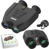SKIOVEMI Night Vision Goggles - Head Mounted, 4K HD IR NVG 3D Digital Night Binoculars with 32GB Memory Card Save Photo And Video view 1