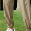 Mens Quick Drying Hiking Pants Ice Silk Running Athletic Jogger Pants Lightweight Breathable Lantern Trousers (Khaki,XXL) view 4