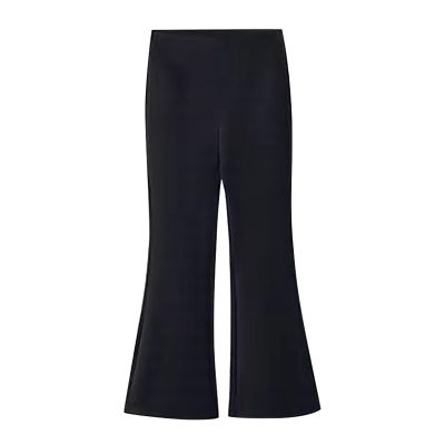 Kids Girls Flare Leggings High Waisted Bell Bottoms Active ootcut Yoga Pants Slim Fit Solid Dance (Black, 4-5 Years)