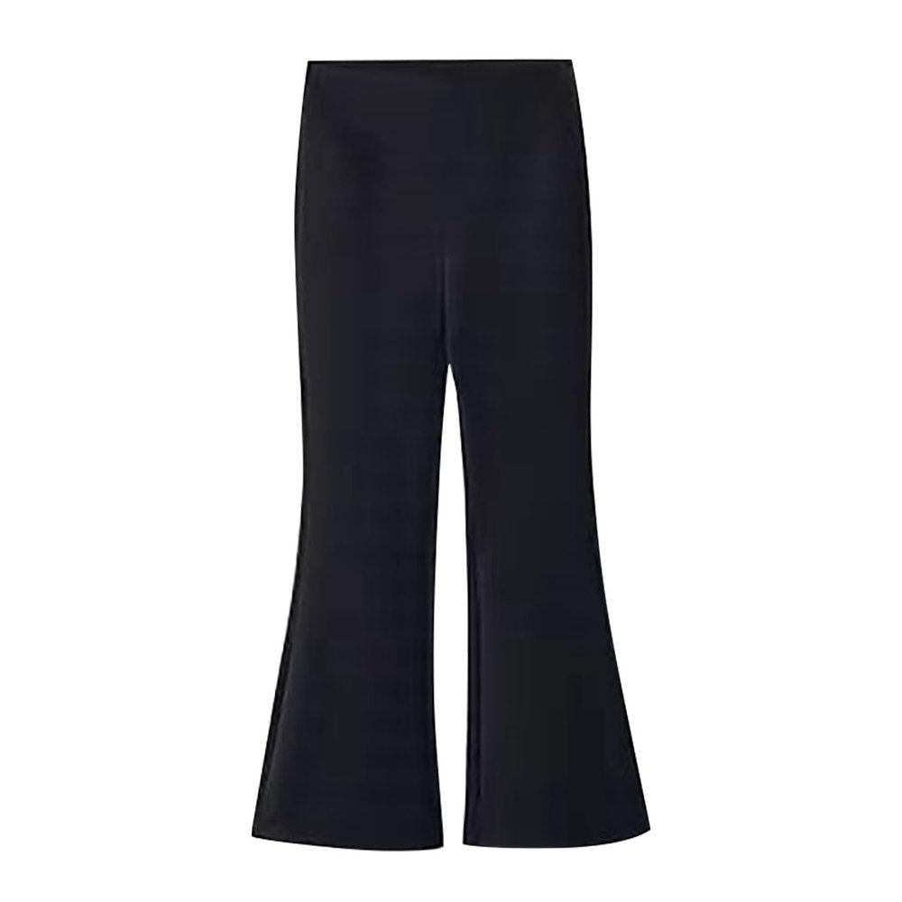 Kids Girls Flare Leggings High Waisted Bell Bottoms Active ootcut Yoga Pants Slim Fit Solid Dance (Black, 4-5 Years)