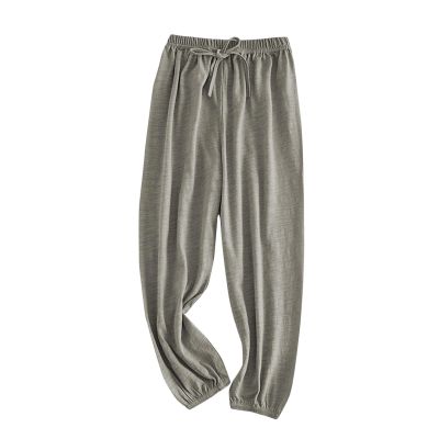 Boys Girls Long loomers Basic Harem Pants Solid Loose Elastic Waist Joggers Sweatpants Loung (Grey, 10-12 Years)