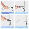 Kuyafenni Outdoor Camping Lantern Hook for Tent lamp Hanger, Bird feeders, Garden Lights, Heavy Duty Outdoor Light Hook - Sturdy and Non Slip Pole Hooks for Yard lightings, trinkets view 2