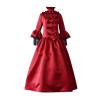 Vampire Gothic Fairy Dress Plus Size Renaissance Costume for Women - Flowy Chiffon Ren Faire Outfit for Curvy Women view 3