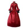 Vampire Gothic Fairy Dress Plus Size Renaissance Costume for Women - Flowy Chiffon Ren Faire Outfit for Curvy Women view 4