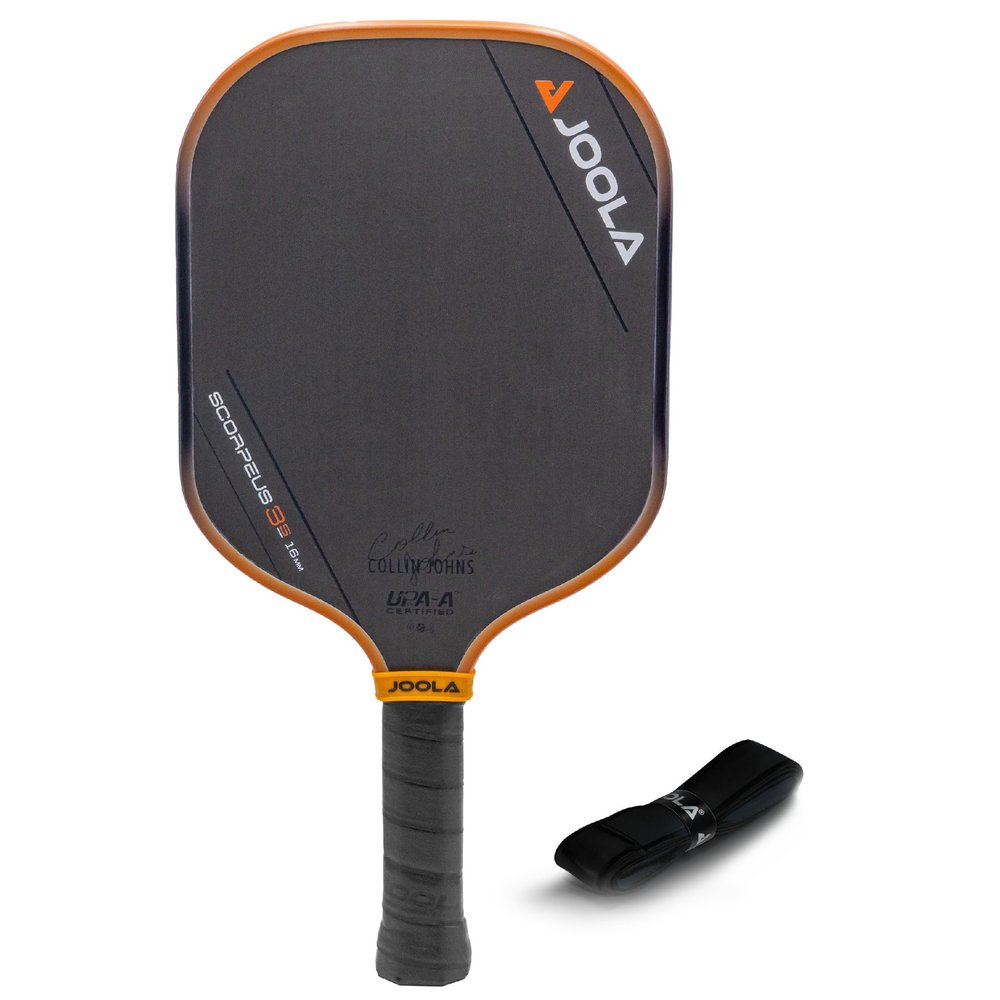 JOOLA Collin Johns Scorpeus 3S 16mm Pickleball Paddle w/Propulsion Core and Charged Carbon Surface Technology. Wide Body Shape w/Larger Sweet Spot. NFC Chip Enabeled & UPA-A Certified