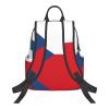 AOLXDE Flag Of The Czech Republic Lightweight Outdoor Backpack Functional Bag For Travel Work And Hiking Backpack For Men view 3