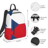 AOLXDE Flag Of The Czech Republic Lightweight Outdoor Backpack Functional Bag For Travel Work And Hiking Backpack For Men view 4
