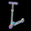 Disney Stitch Scooter for Girls and Boys | Folding Inline 2 Wheel Kids Scooter with Light Up Wheels l Adjustable Height - Age 5+ view 2