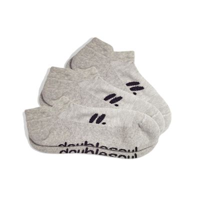 doublesoul Men & Women 3 Pack Low Socks; Ankle socks, Organic Cotton