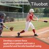 Tiluobat The Yellow Baseball Rope Swing Training bat Comes with 12 Training Balls and 1 bat view 3