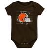 Outerstuff Newborn & Infant Cleveland Browns Team Starter 3-Pack Bodysuit Set view 2
