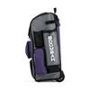 Boombah Rolling Superpack Baseball/Softball Gear Bag - 23-1/2" x 13-1/2" x 9-1/2" - BRSP2C23 Gray/Purple - Telescopic Handle - Holds 4 Bats - Wheeled Version view 4