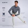 Haggar Mens Life Khaki Slim Fit Stretch Flex Pant view 2