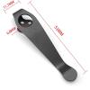 2PCS Titanium Deep Carry Pocket Clips Fit for Cold Steel Ti Lite 26SP, CNC Custom Back Clip DIY Replacement view 2