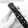 2PCS Titanium Deep Carry Pocket Clips Fit for Cold Steel Ti Lite 26SP, CNC Custom Back Clip DIY Replacement view 4
