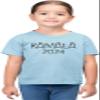 4T Light Blue Toddler Cats Spell Out Kamala Toddler T-Shirt view 2