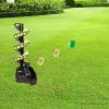 IMOSEI Tennis Ball Tosser, Tennis Ball Machine, Can Hold Around 30 Balls, Efficient Feed Machine, Automatic Rotation,Adjustable Serving Frequency and Intensity, Agile Exercise, for Single Training view 4