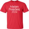 5X-Large Red Mens Madam President Spelled Out in Cats T-Shirt view 2