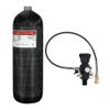 TUXING 4500psi 6.8L Carbon Fiber Air Scuba TankEmpty Bottle Paintball Filling Station with Two Pressure Gauges Up to with 24 Inch High Pressure Hose M18*1.5 view 1
