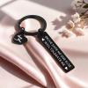 Drive Safe Keychain for Men - Husband, Boyfriend, Christmas, Birthday, Anniversary, Valentine's Day Gift for Him, Dad - No One Else Will Tolerate Me view 2