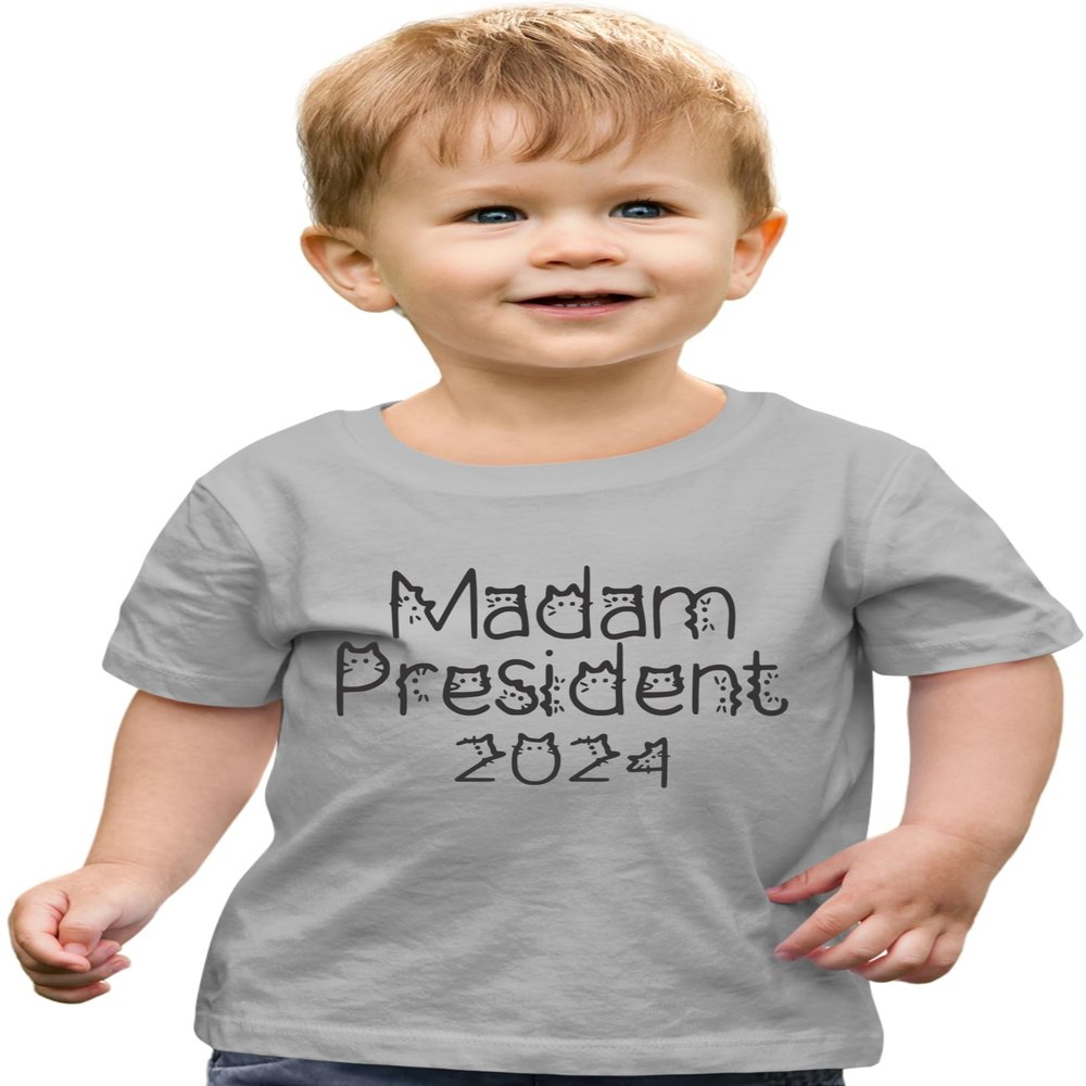 3T Oxford Toddler Madam President Spelled Out in Cats Toddler T-Shirt