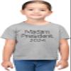 3T Oxford Toddler Madam President Spelled Out in Cats Toddler T-Shirt view 2
