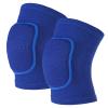Sibba Kids Knee Pad, Breathable Elastic Knee Brace, Anti-Slip Padded Sponge Knee Protector for Volleyball Basketball Football (Blue) view 1