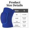 Sibba Kids Knee Pad, Breathable Elastic Knee Brace, Anti-Slip Padded Sponge Knee Protector for Volleyball Basketball Football (Blue) view 2