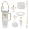 Stanley Cup Accessories Set Of 7 PCS, Designed For Stylish And Minimalist Decoration Of Stanley Cup, Easy To Carry And Protect, Black, 30 Oz 40 Oz, Water Bottle Carrier Set(Tumbler Not Included) view 1