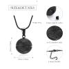 mingkejw Basketball Urn Necklace for Ashes Sport Cremation Jewelry Stainless Steel Football Memorial Necklaces Ash Holder for Human Pets Keepsake Jewelry for Sport Lover Men with Fill Tool,2pc view 2
