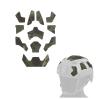 Universal Airsoft Helmet Decorative Sticker DIY Tactical Helmet 11Pcs/Set Helmet Patches Hook Fastener Sticky Helmets Magic Fixed Cable Military Army (RG CAMO) view 1