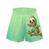 Tongluoye Cute Sloth Shorts for Girls 6-12 Months High Waisted Flowy Shorts Breathable Comfy Summer Shorts with Liner Lounge Active Short Pants Kids Clothing for Swimming, Running Wear view 4