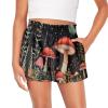 Tongluoye Mushroom Shorts for Girls 3-4 Years Old Casual Summer Shorts Loose Fit High Waisted Shorts Wide Leg Short Pants Kids Outfits Comfy Lounge Skort Sweat Skirt Running Shorts Teen Clothes view 1