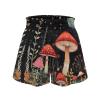 Tongluoye Mushroom Shorts for Girls 3-4 Years Old Casual Summer Shorts Loose Fit High Waisted Shorts Wide Leg Short Pants Kids Outfits Comfy Lounge Skort Sweat Skirt Running Shorts Teen Clothes view 4