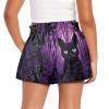 Tongluoye Black Cat Summer Shorts for Girls 6-12 Months Casual Wide Leg Shorts Kids Loose Fit Shorts High Waisted Pull On Short Pants Athletic Shorts Playwear Teens Outfits view 2
