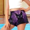 Tongluoye Black Cat Summer Shorts for Girls 6-12 Months Casual Wide Leg Shorts Kids Loose Fit Shorts High Waisted Pull On Short Pants Athletic Shorts Playwear Teens Outfits view 3