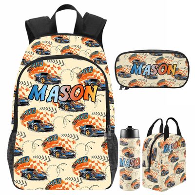 Artsadd Personalized Backpacks for Kids - Customized Unisex School Bags with Name