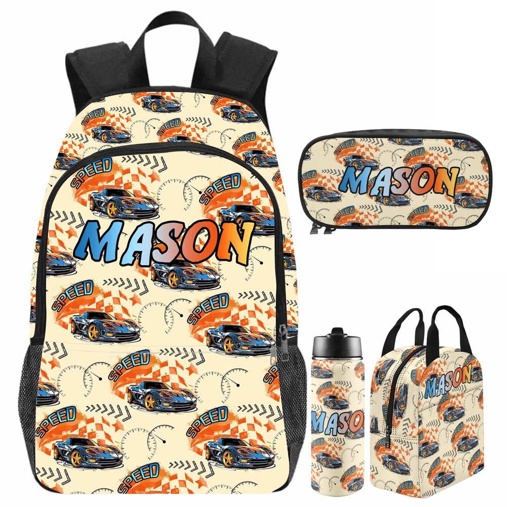 Artsadd Personalized Backpacks for Kids - Customized Unisex School Bags with Name