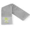 CybGene Embroidered Tennis Towel, Funny Tennis Gift for Men, Women & Lovers, Soft & Absorbent, Gray, Initial R view 1