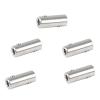 5 Pcs Wire Rope Clips,Stainless Steel 304 Hole Wire Rope Clamp,Silver,1.5mm view 1