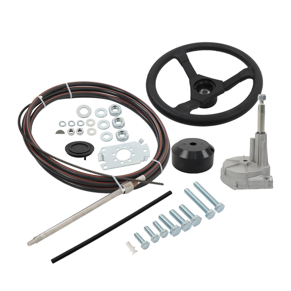16 Feet Boat Rotary Steering System Replacement for Yamaha Suzuki Yachts Fishing Boats