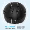 OutdoorMaster Anoa Kids Ski Helmet - Snowboard Helmet for Children - Adjustable Snow Helmet, Certified Snow Sports Helmet for Boys, Girls & Youth - Black, XS view 3