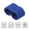 PATIKIL Elastic Belt Keepers, 16 Pack Strap Organizers Web Belt Loop Stays Backpack Strap Holder for 1.6" Wide Belts/Straps, Blue view 3