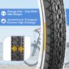 Balinge 2 Pack 20" x 2.125" Folding Replacement Bike Tires for Beach Cruiser BikeBicycle Tires for Commuter BikesWhite WallNon-SlipWhite Wall2Tires & 2 Tubes & 2 Levers view 2